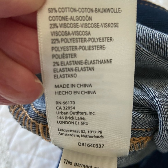 Free People We The Free Curvy Last Dance Low Rise Cropped Flare Jeans Size 30 - Picture 6 of 14